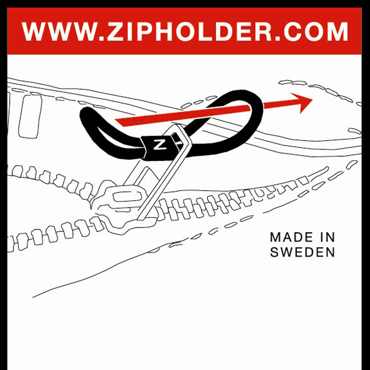 ZipHolder, lynlåsholder