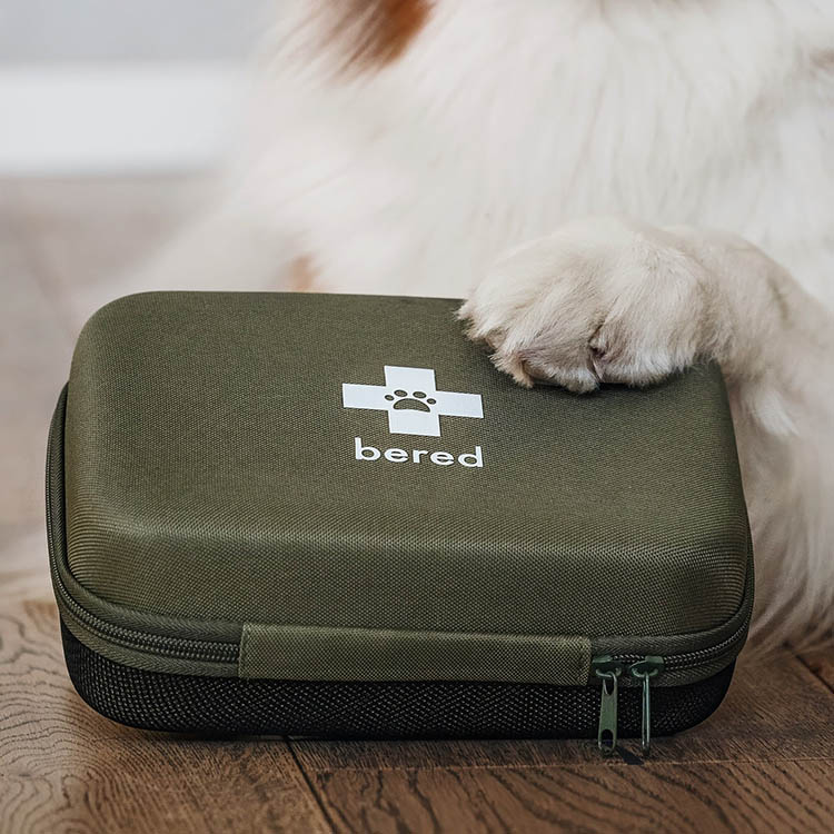 Førstehjælpskasse til hunde og katte, Bered