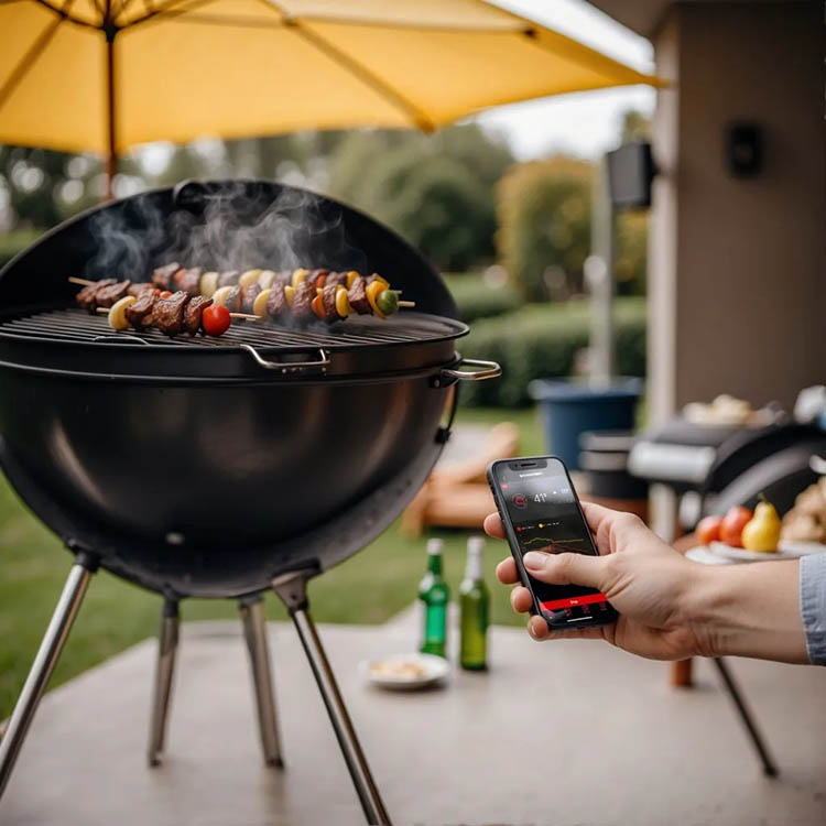Trådløst grilltermometer, HerQs