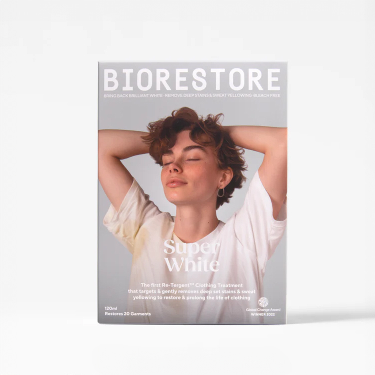White Restore vaskemiddel, Biorestore