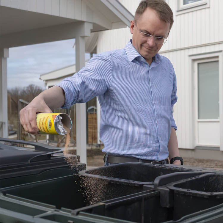 Lugtfjerner til skraldespand, Neudorff