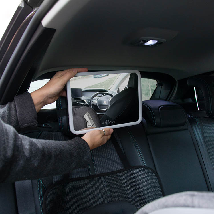 LED-spejl til autostol