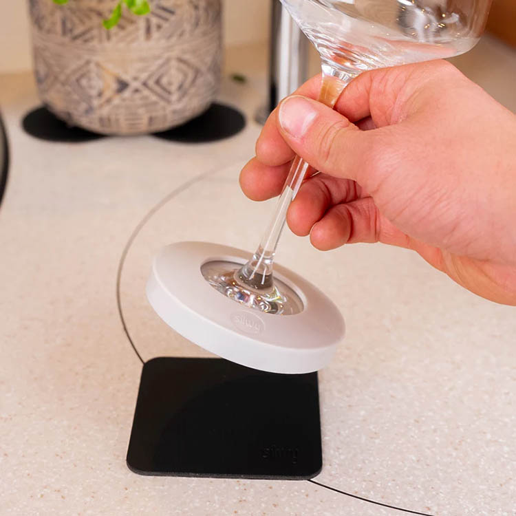 Magnetisk silikonefod til Silwy-glas