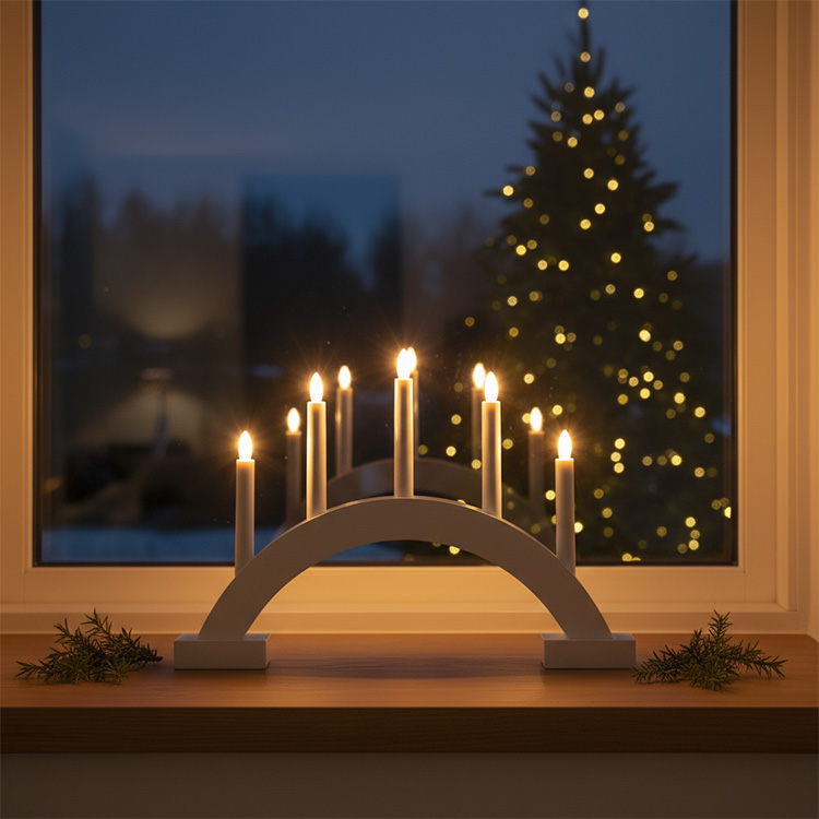 Batteridrevet adventsstage