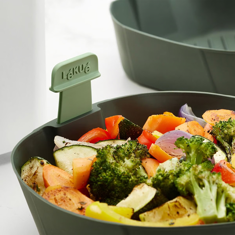 Silikoneform til airfryer, Lékué