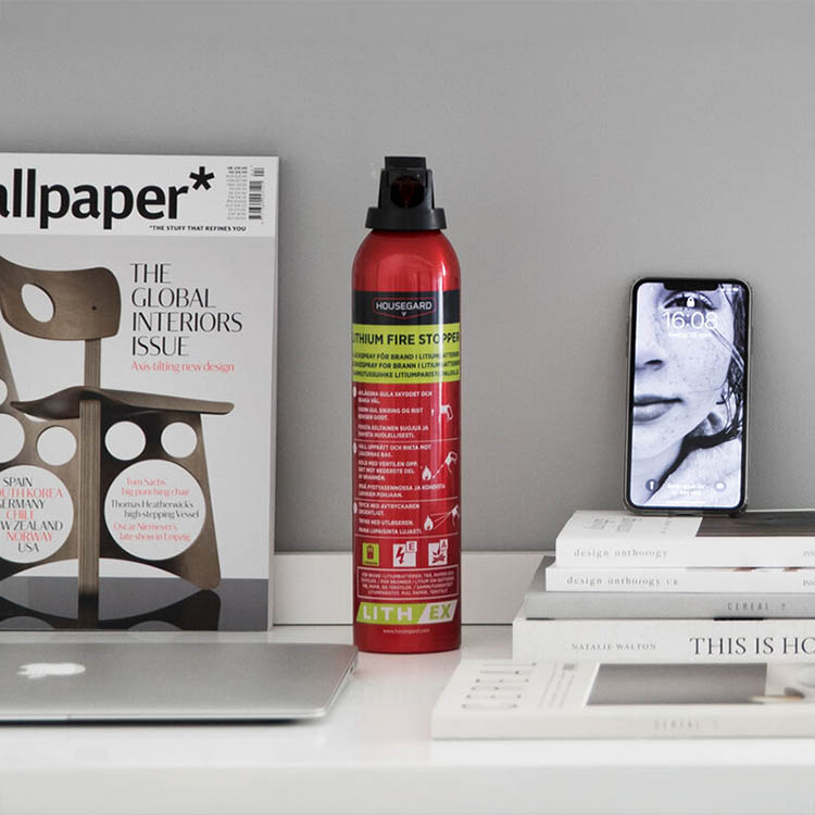 Slukkespray til lithium-ion-batterier
