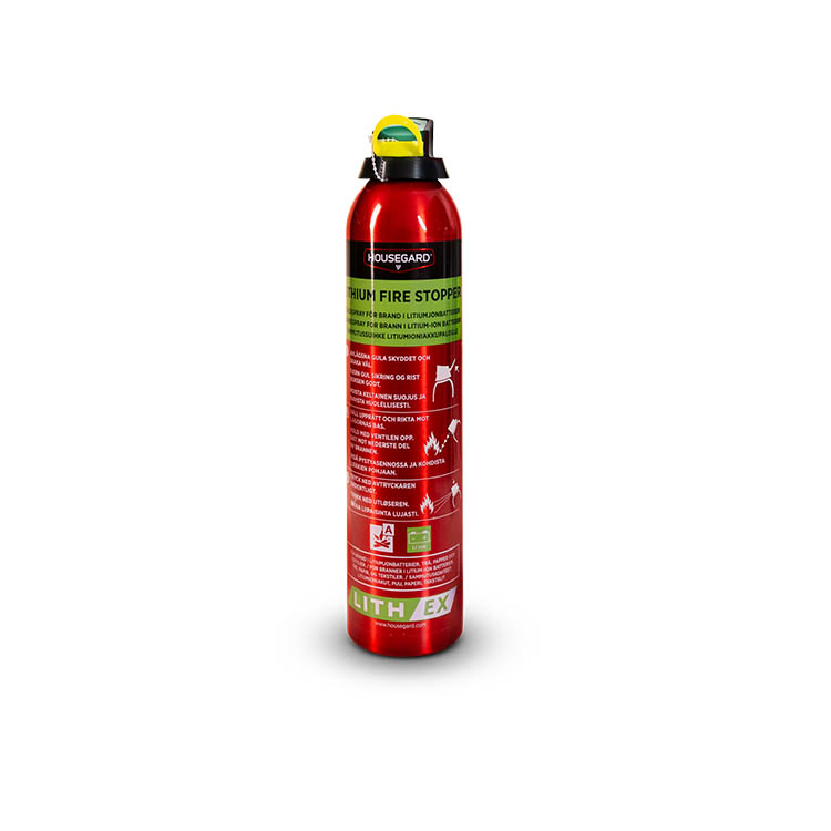 Slukkespray til lithium-ion-batterier