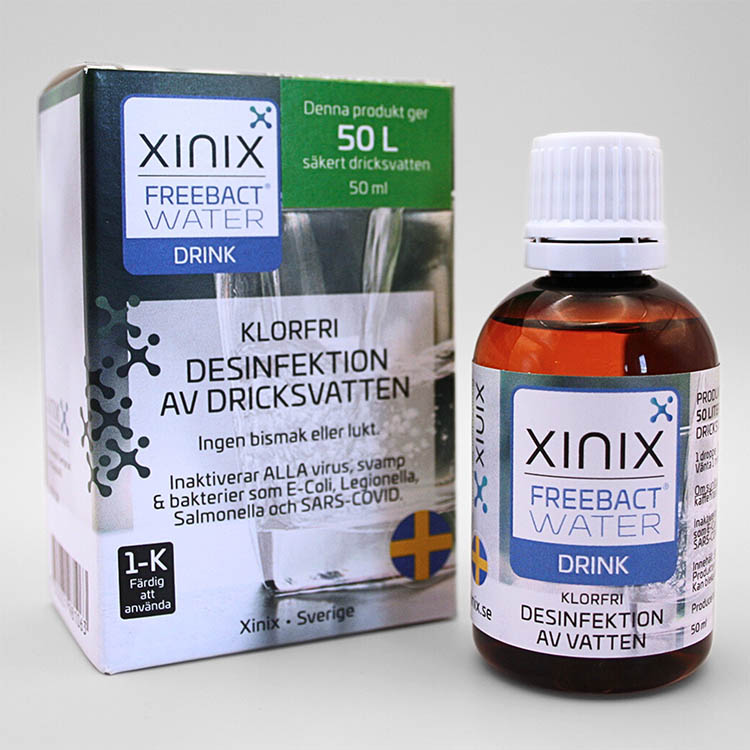 Vandrensning, Xinix FreeBact Water
