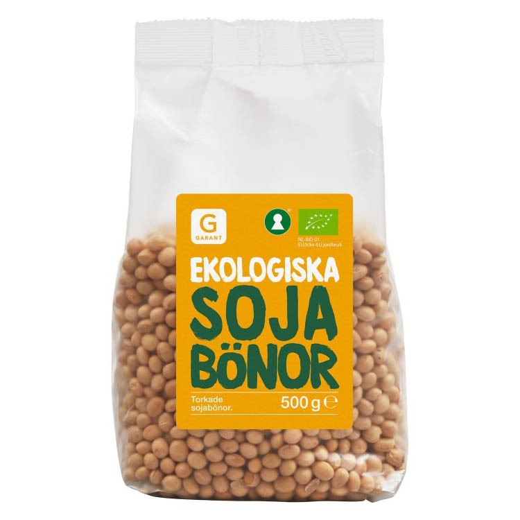 Garant Økologiske Sojabønner 500g
